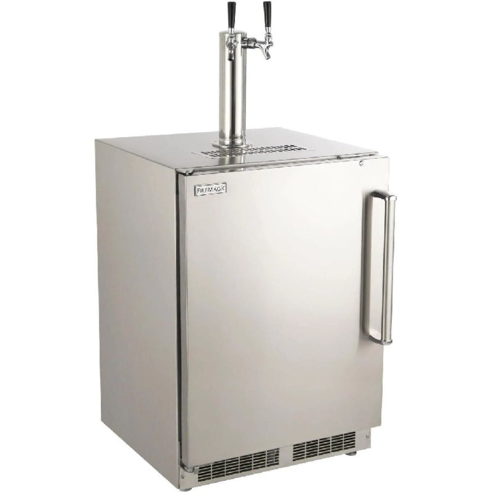 Fire Magic 24" Outdoor Rated Dual Tap Kegerator