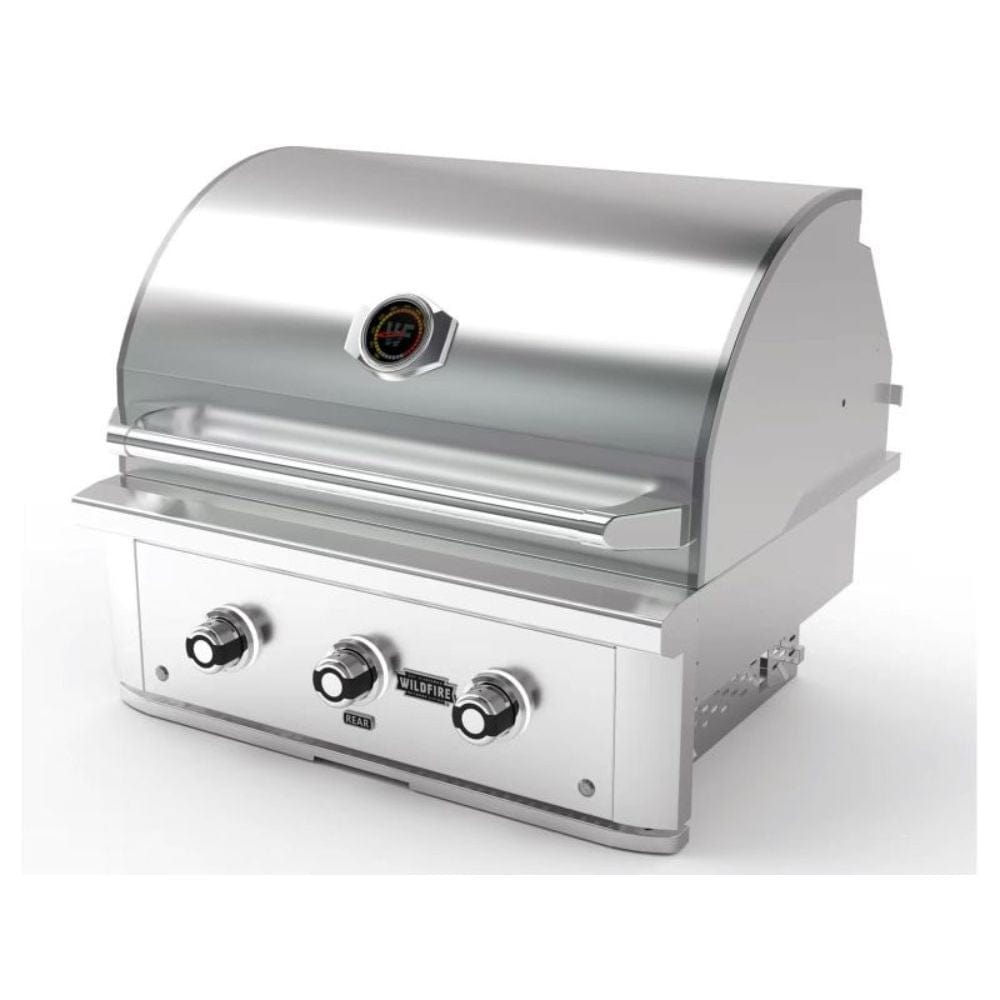 Wildfire Ranch PRO 30" Built-In Black 304 Stainless Steel Gas Grill (2 Burner)