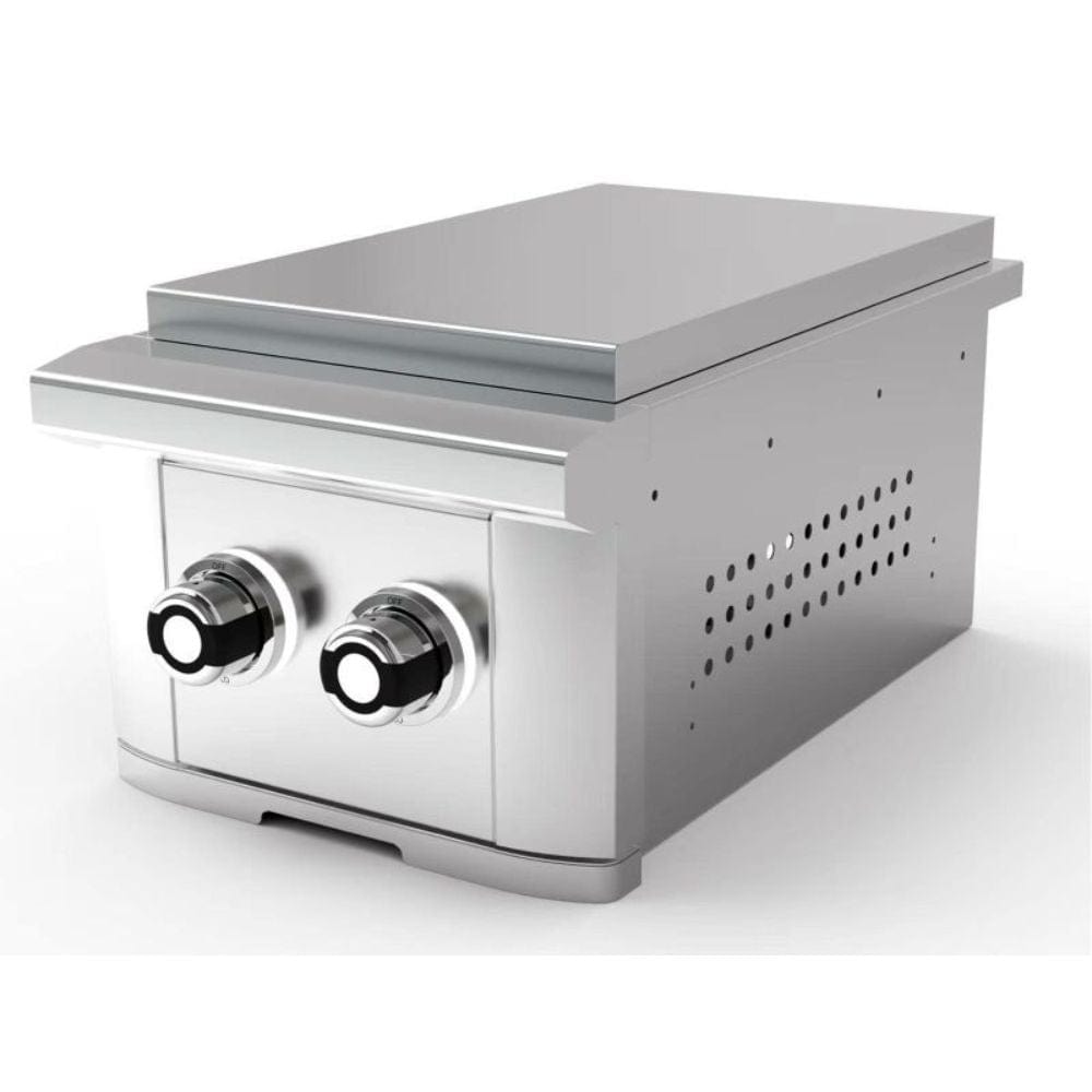 Wildfire Ranch PRO 14" Built-In 304 Stainless Steel Double Side Burner (2 Burner)
