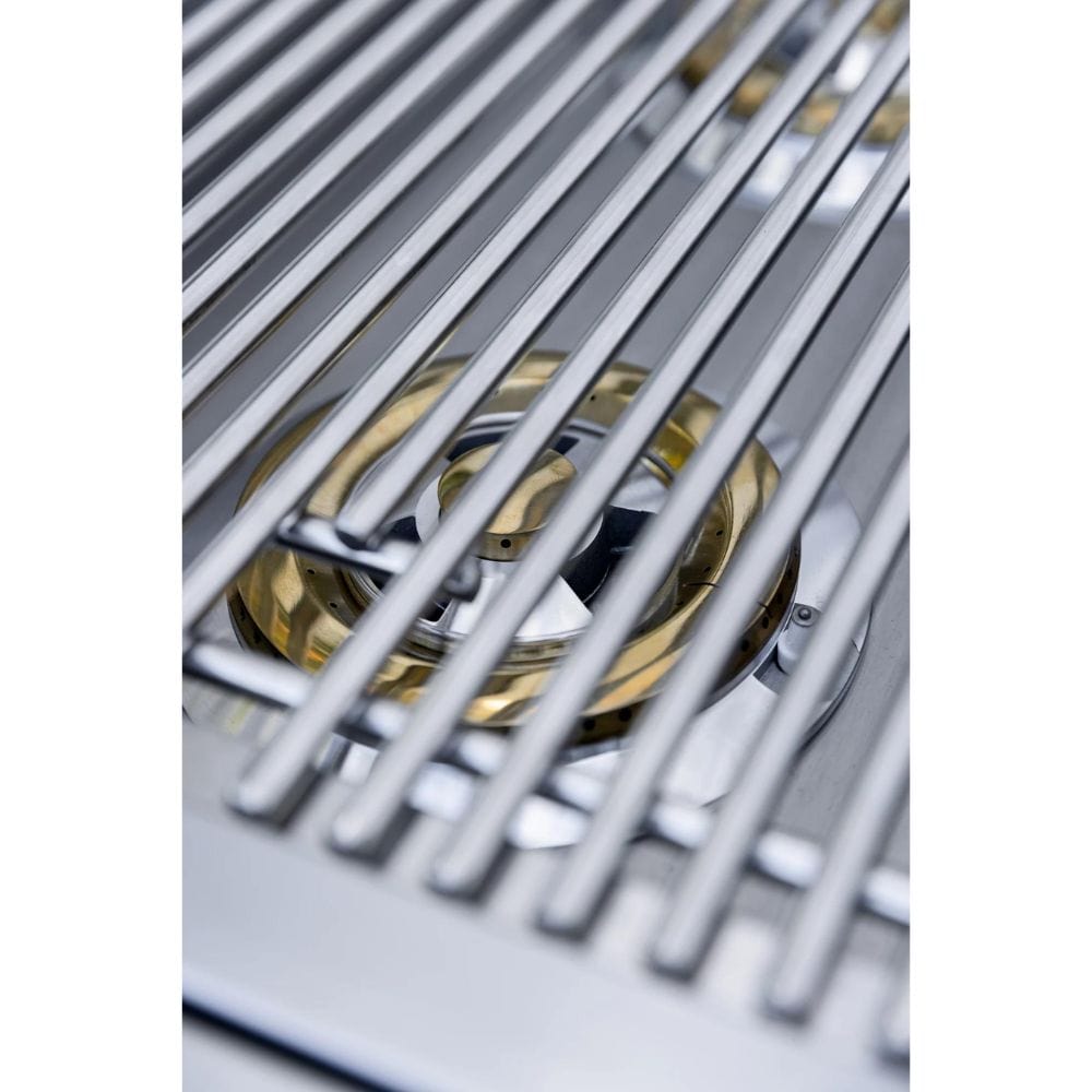 Atlas Built-In Gas Double Side Burner by American Made Grills Square Grates