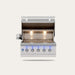 Encore 36" Hybrid Grill (5 Burner) by American Made Grills Open Hood