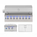 AMG Encore 54" Hybrid Grill 3-Piece Gas Outdoor Kitchen Package (7 Burner)