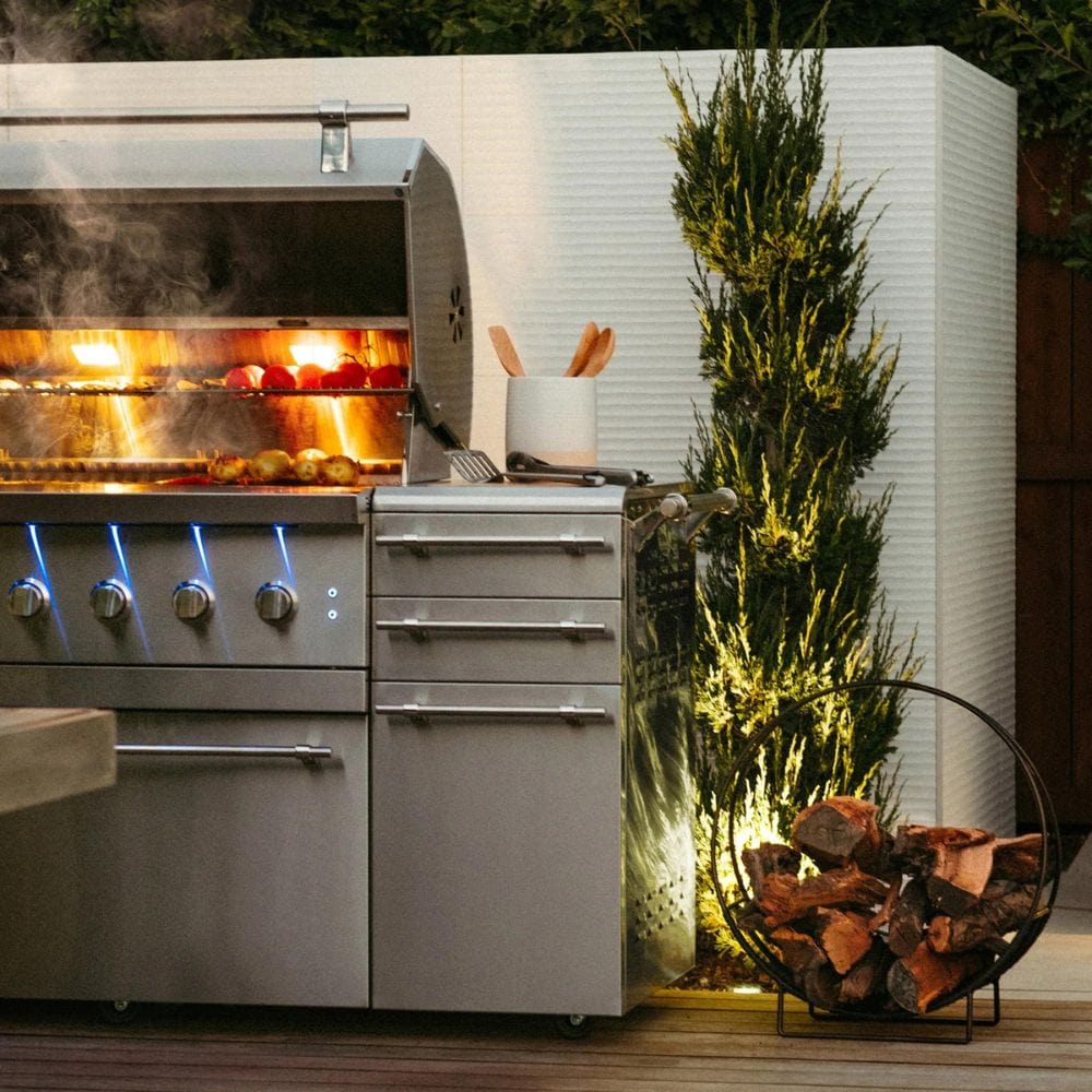 Encore Freestanding 36" Hybrid Grill (8 Burner) by American Made Grills Lifestyle_2