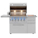 Encore Freestanding 36" Hybrid Grill (8 Burner) by American Made Grills Open Hood