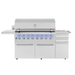 Encore Freestanding 54" Hybrid Grill (8 Burner) by American Made Grills Front View