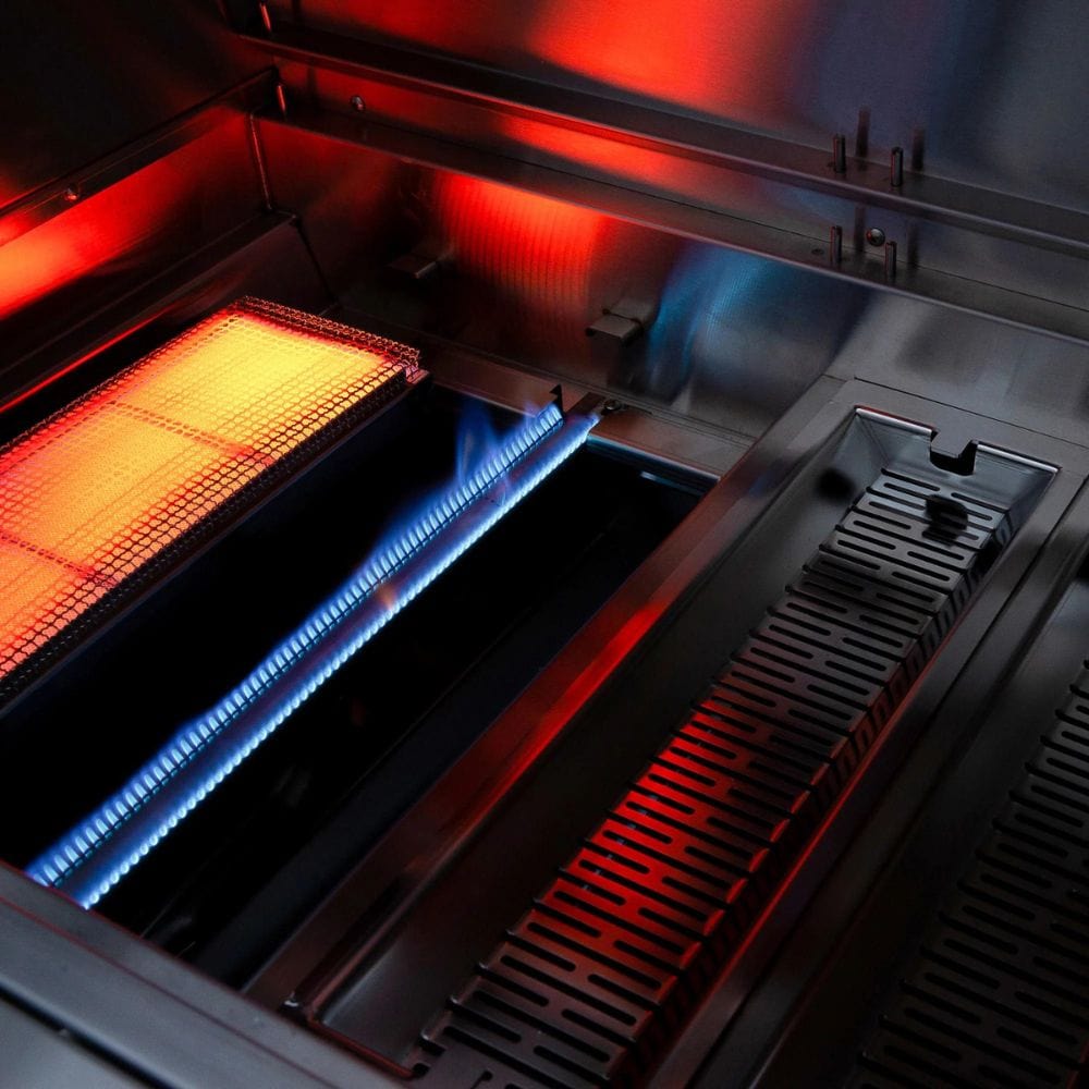 Muscle 36" Freestanding Hybrid Grill (5 Burner) by American Made Grills Infrared Burner