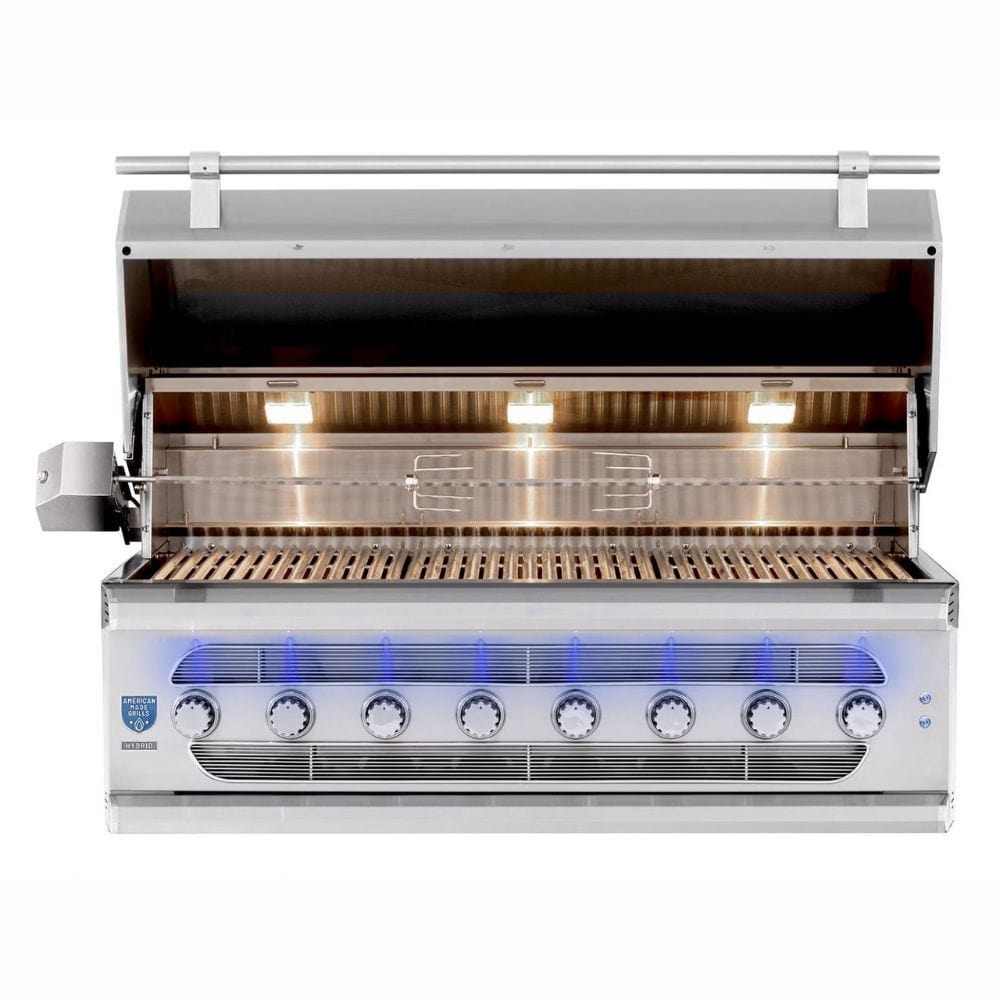 AMG Muscle 54" Hybrid Grill 3-Piece Gas Outdoor Kitchen Package (8 Burner)