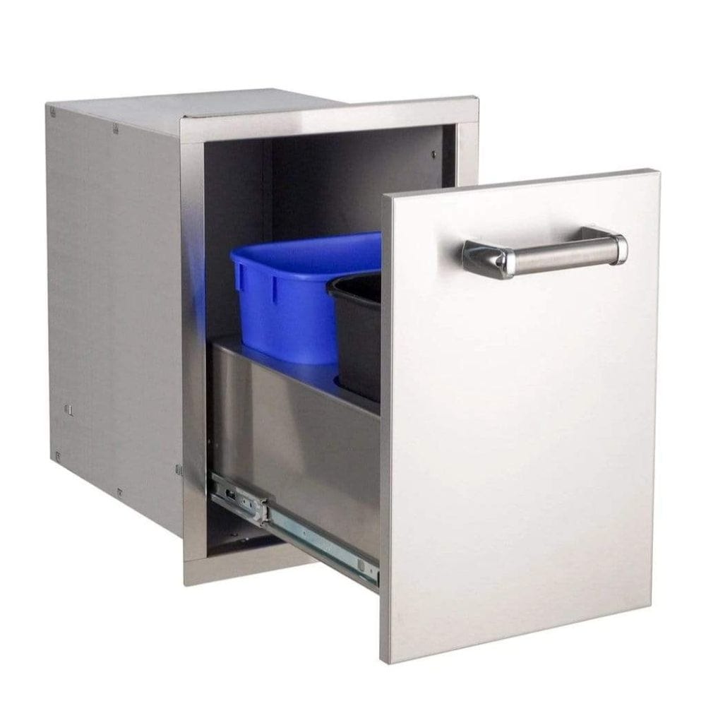 Fire Magic 14" Premium Flush Trash Cabinet w/ Soft Close Open