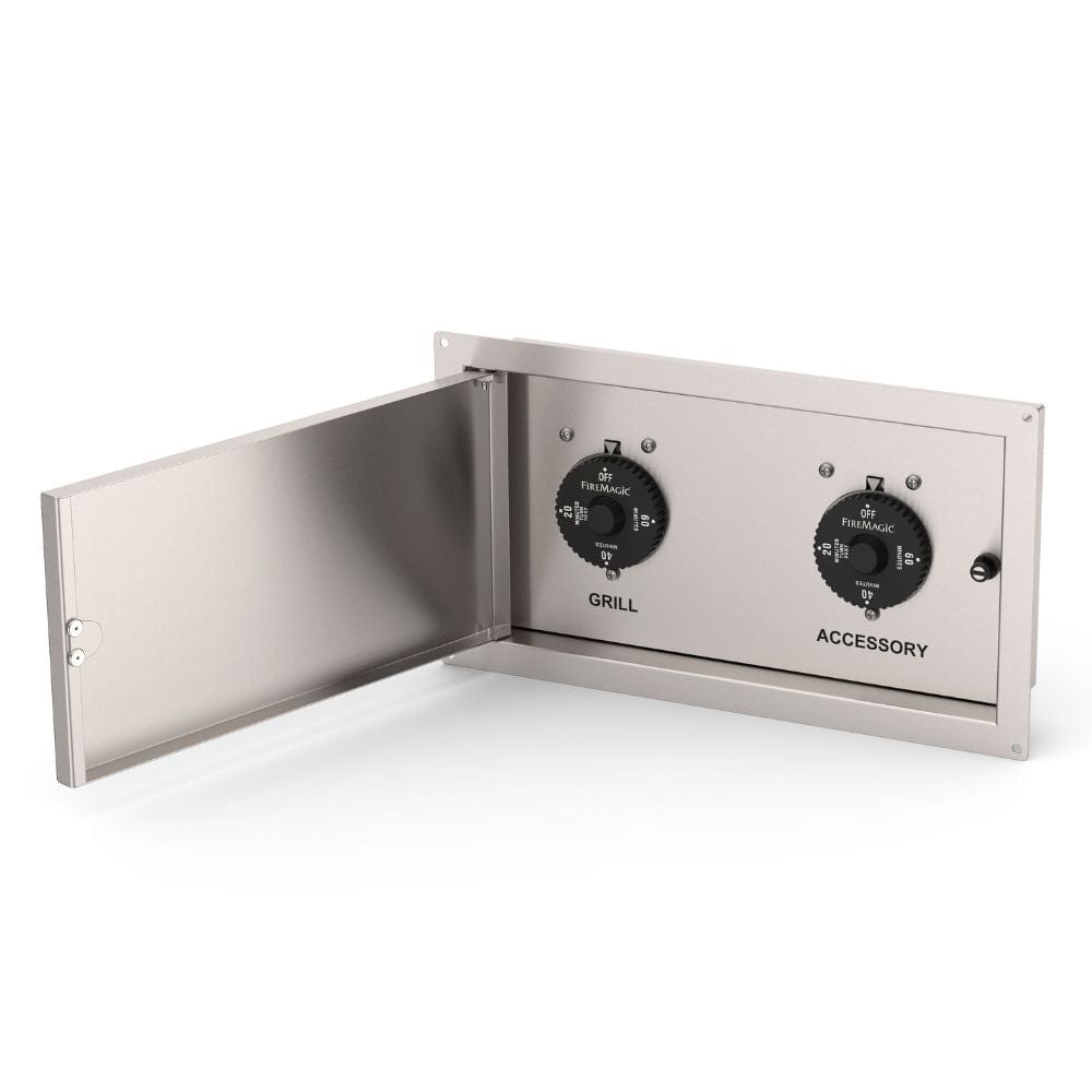 Fire Magic 16" 1-Hour Stainless Steel Double Gas Timer Box