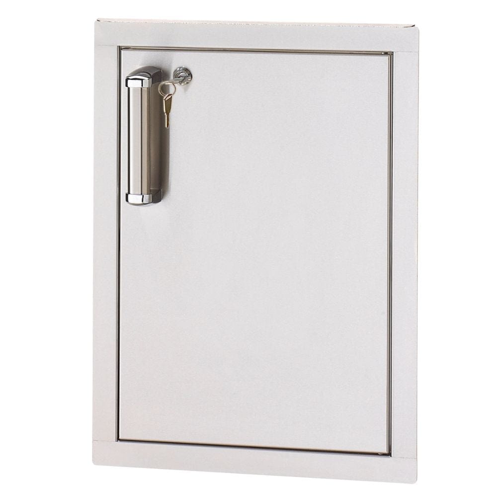 Fire Magic 17" Premium Flush Vertical Single Access Door with Lock Right