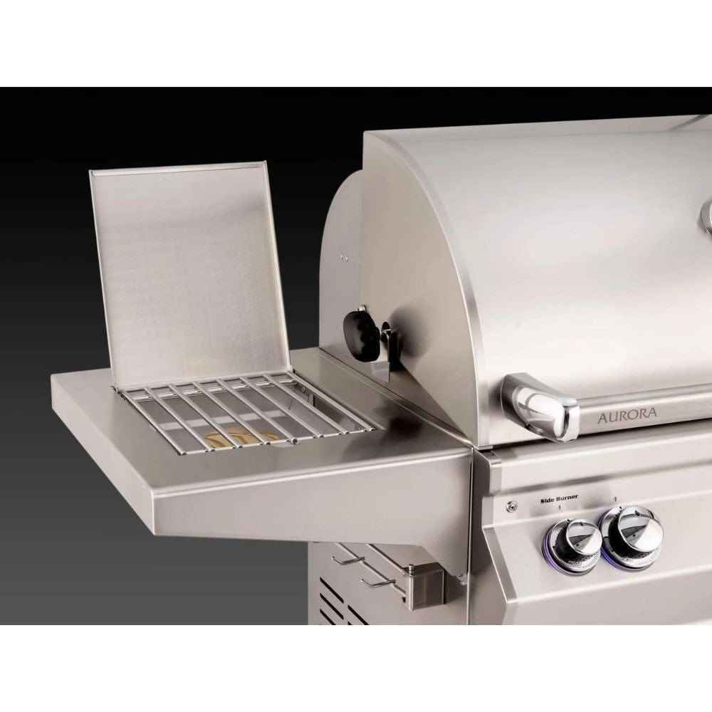Fire Magic 24" Aurora Built-In Gas Grill with Infrared Side Burner (2 Burner) Infrared Side Burner