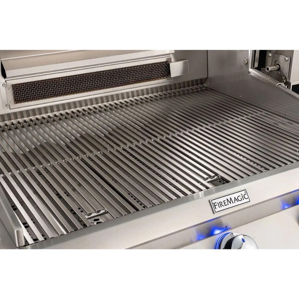 Fire Magic Aurora A540i 30" Built-In Gas Grill w/ Infrared Burner, Rotisserie & Analog Thermometer (3 Burner) Diamond Sear Cooking Grids