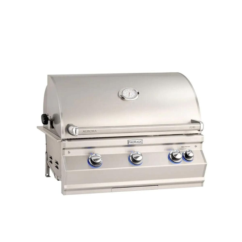 Fire Magic Aurora A540i 30" Built-In Gas Grill w/ Infrared Burner, Rotisserie & Analog Thermometer (3 Burner) Main Image