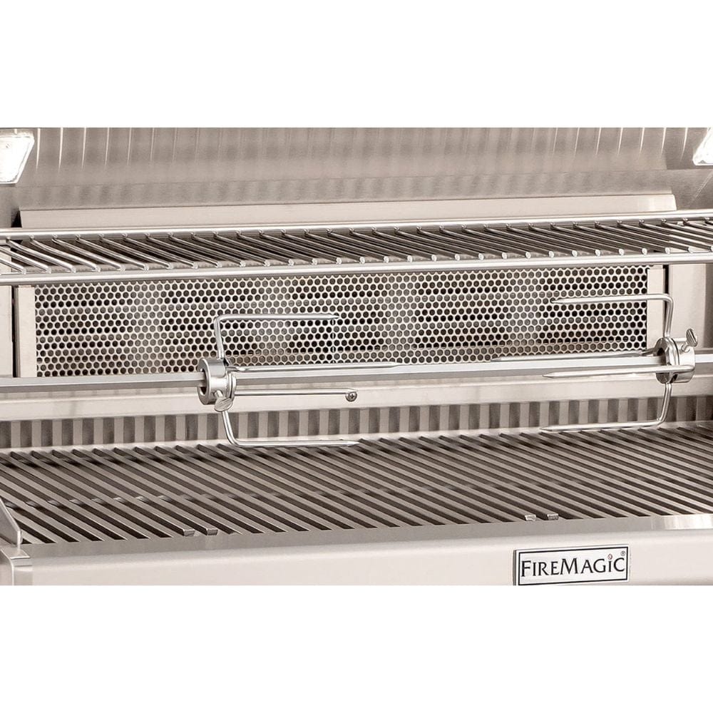 Fire Magic Aurora A660i 30" Built-In Gas Grill w/ Analog Thermometer (3 Burner) Back Bunner