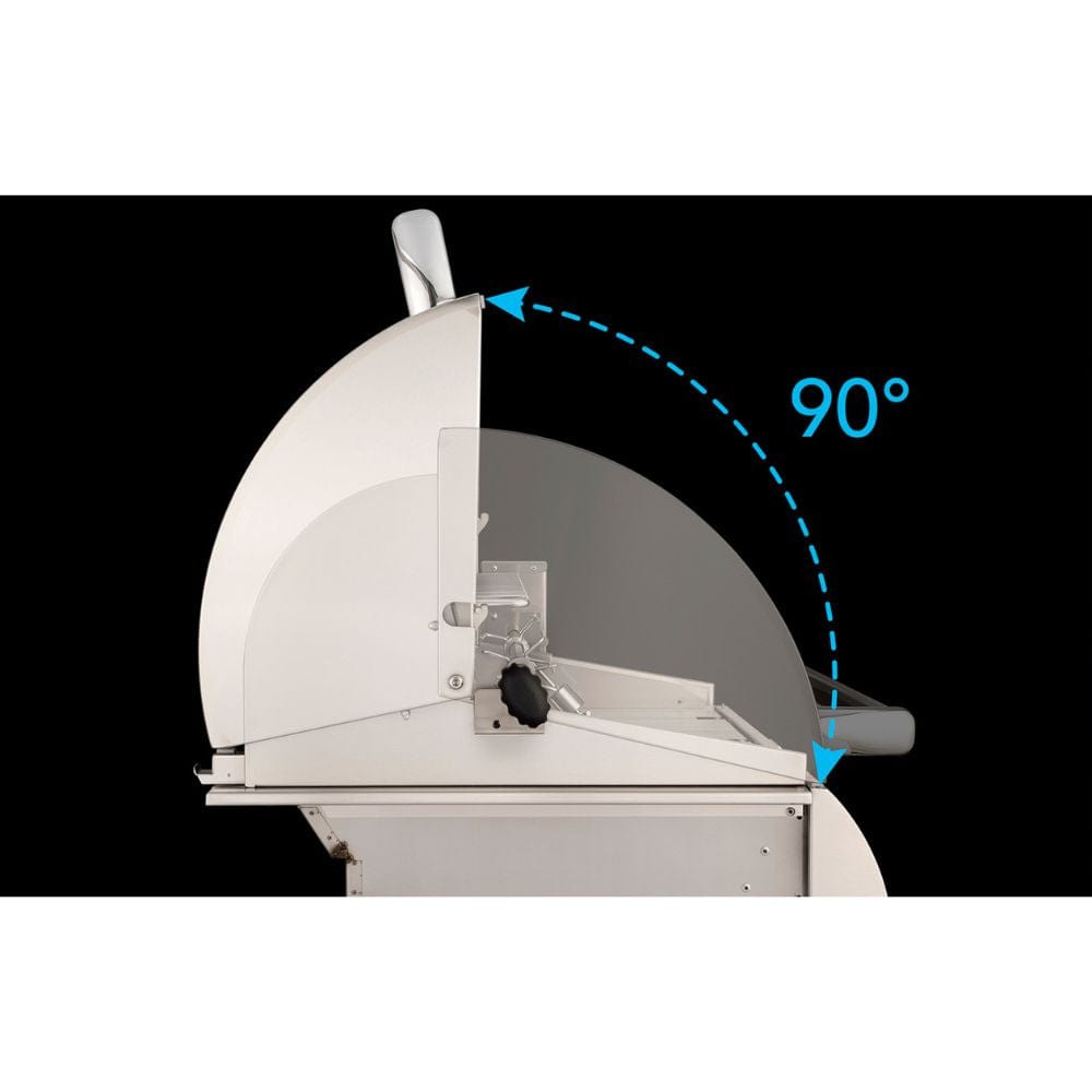 Fire Magic Aurora A830i 46" Built-In Gas/Charcoal Combo BBQ Grill (2 Burner) 90 Degree Double Walled Hood