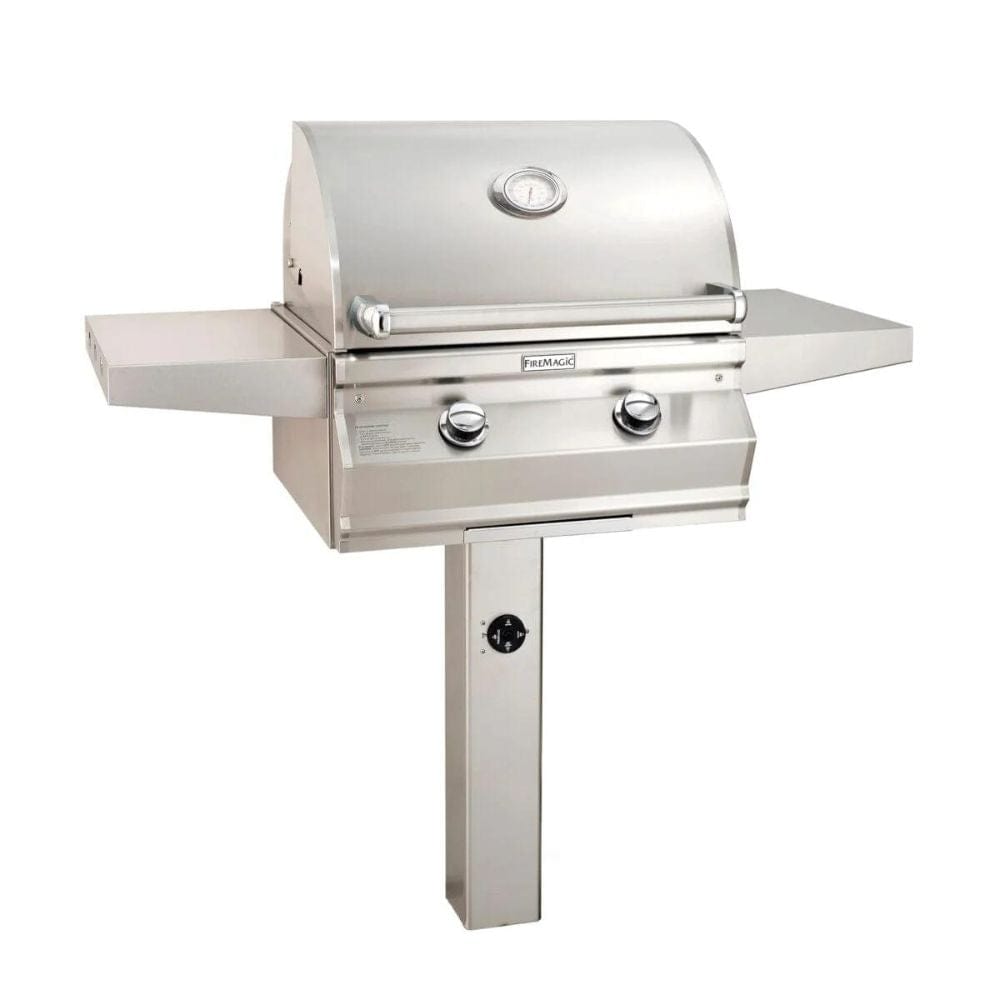 Fire Magic Choice Multi-User Accessible CMA430S 24" In Ground Post Mount Grill (2 Burner) Main Image