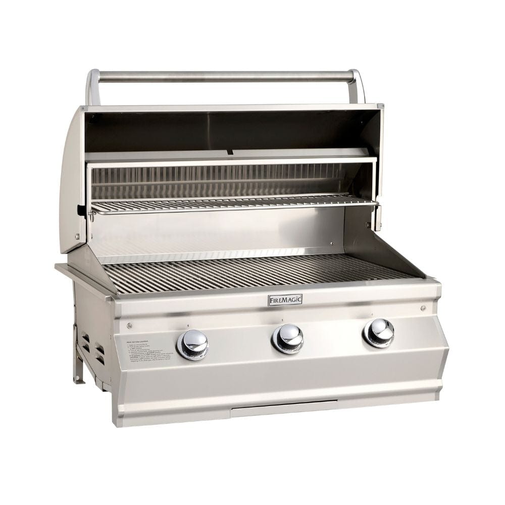 Fire Magic Choice Multi-User CM540I 30" Built-In Grill with Analog Thermometer (3 Burner)  Open Hood