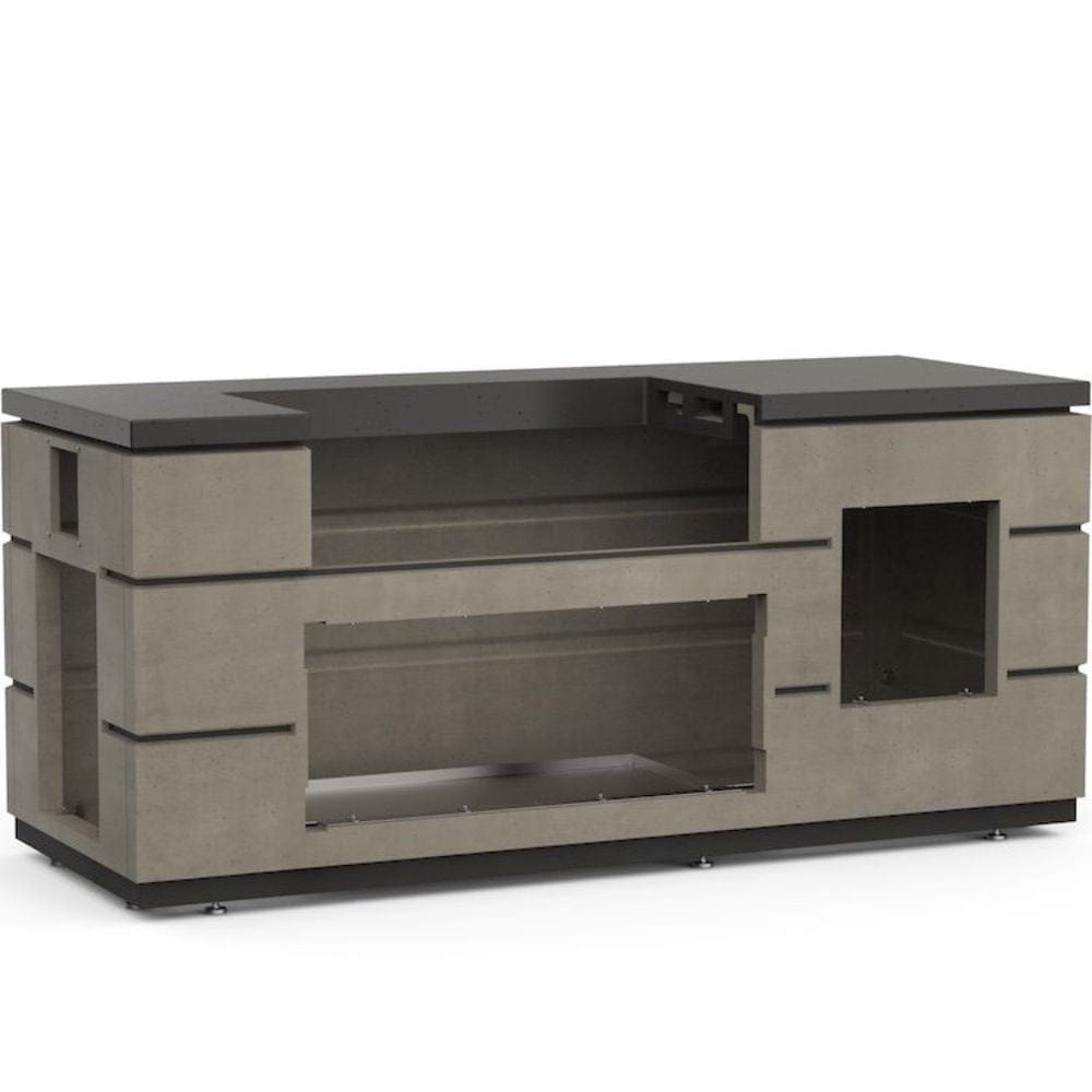 Contemporary Pre-Fab Choice Island with Double Drawer