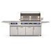 Fire Magic Echelon Diamond E1060s "A" Series 48" Freestanding Gas Grill w/ Rotisserie, Power Burner & Analog Thermometer (4 Burner) Open Hood