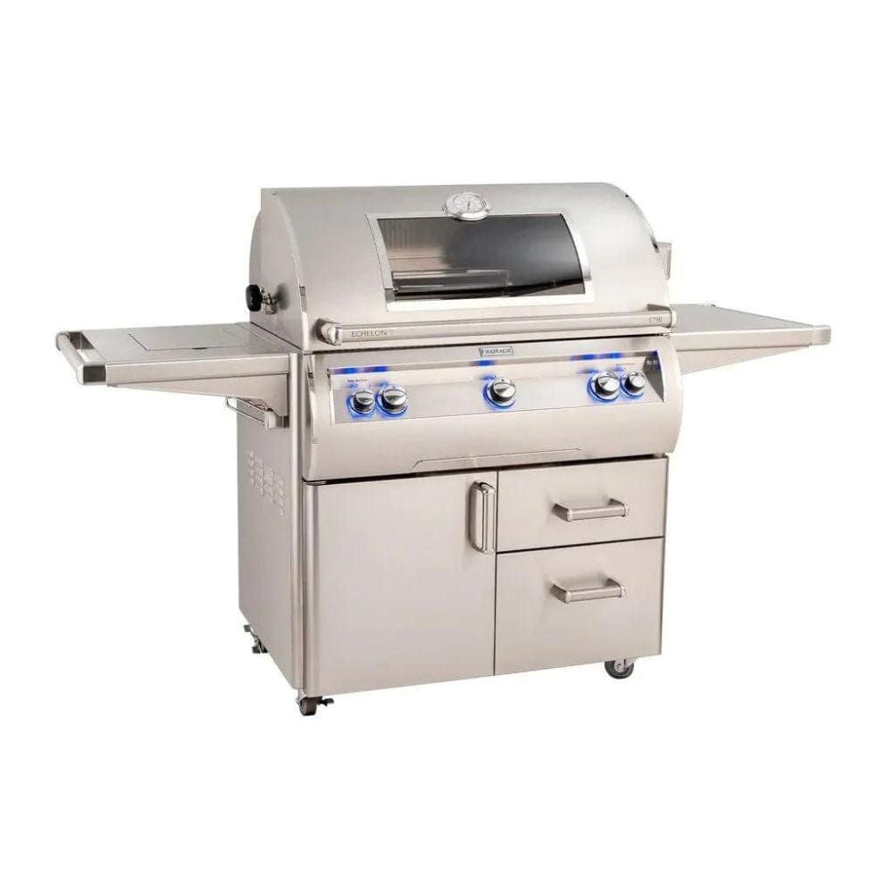 Fire Magic Echelon Diamond E790s 36" A Series Freestanding Gas Grill w/ Rotisserie, Single Side Burner, Magic View Window & Analog Thermometer (3 Burner) Main Image