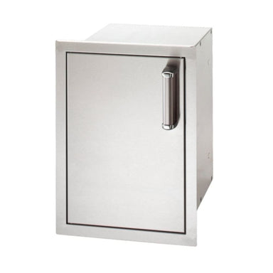 Fire Magic Flush Mounted 14 1/2" Single Door with Dual Drawers Left hinged