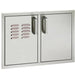 Fire Magic Flush Mounted 30" Double Access Door with Soft Close and Louver