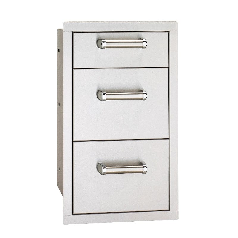 Fire Magic Grills Flush Mounted 14 1/2" Triple Access Drawer