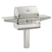 Fire Magic Legacy Stainless Steel 24" In-Ground Post Mount Charcoal Grill Main Image