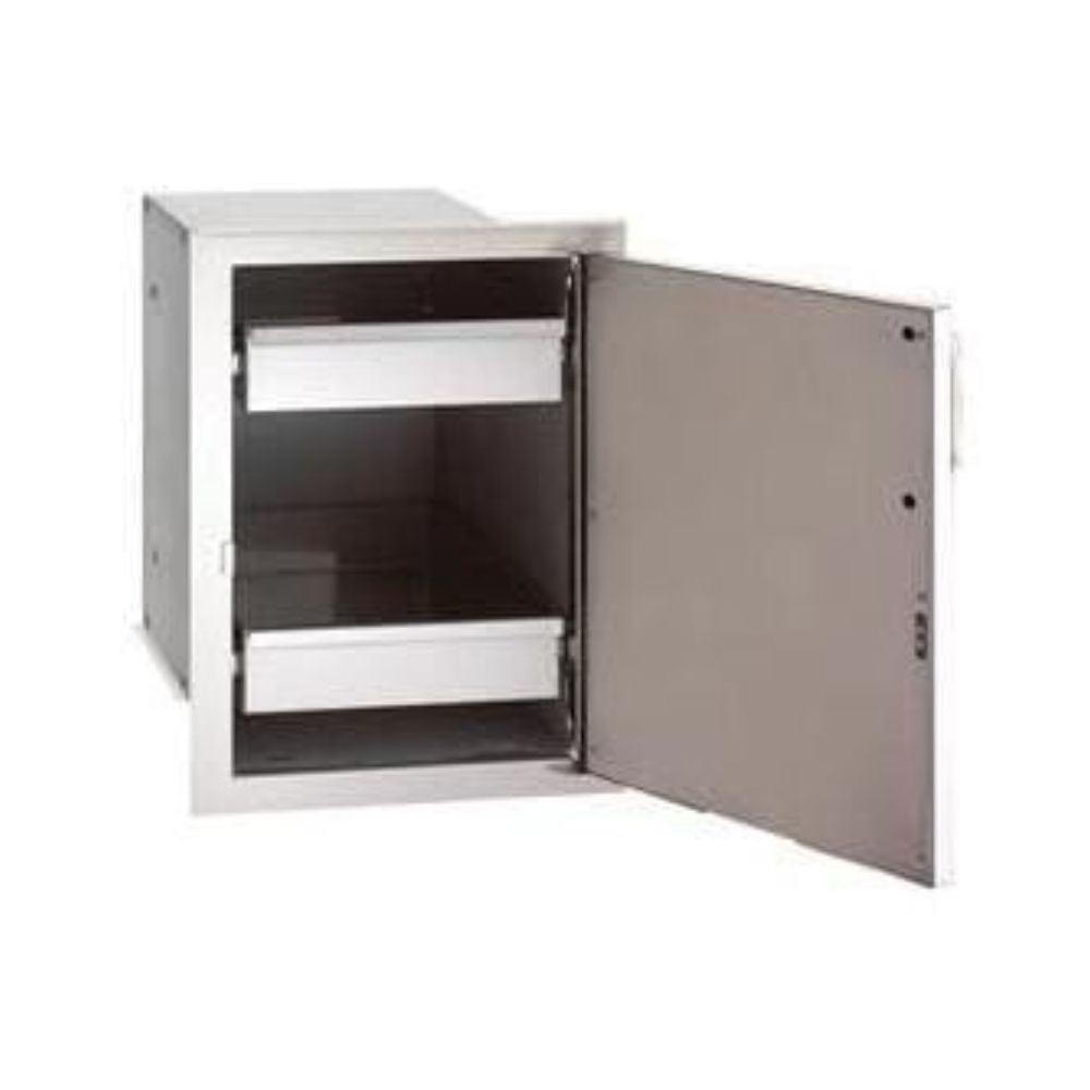 Fire Magic Select 14" Single Door with Dual Drawers Right Open