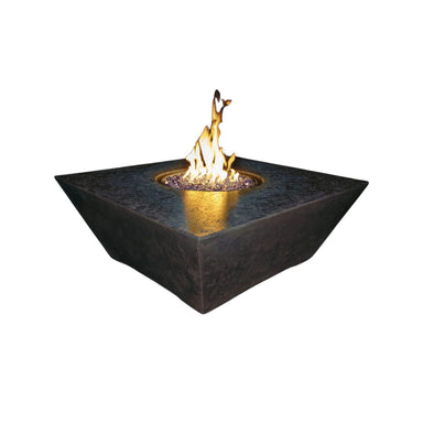 The Grand Canyon Olympus square fire pit table is designed to complete your outdoor entertaining experience