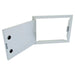 The Kokomo 20x14 Reversible Stainless Steel Access Door (Horizontal) when opened