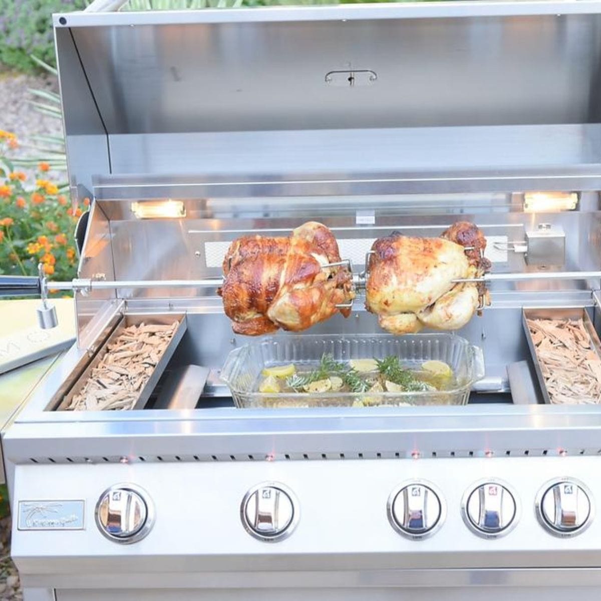 Ceramic Sear Burning Briquette System