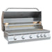 The interior of Kokomo 40” Professional Built in Gas Grill (5 Burner).