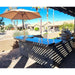 The outstanding Kokomo Aruba BBQ Island with Built In BBQ Grill Side Burner and Refrigerator.