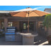The outstanding Kokomo Aruba BBQ Island with Built In BBQ Grill Side Burner and Refrigerator.