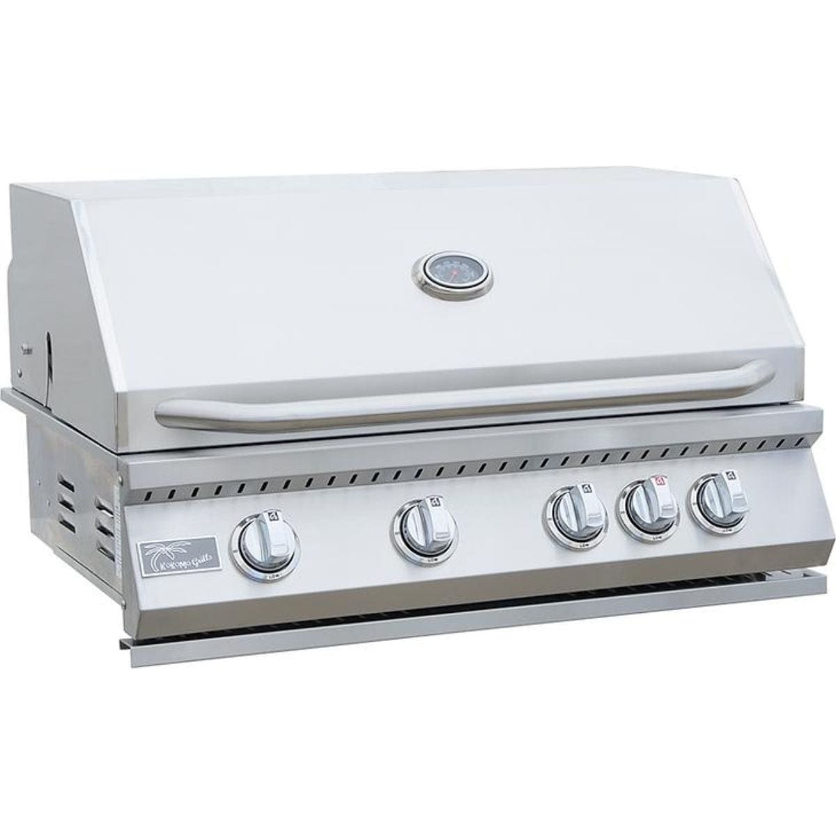 The outstanding Kokomo Aruba BBQ Island with Built In BBQ Grill Side Burner and Refrigerator.