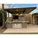 You can customize this model by adding or removing outdoor kitchen components.