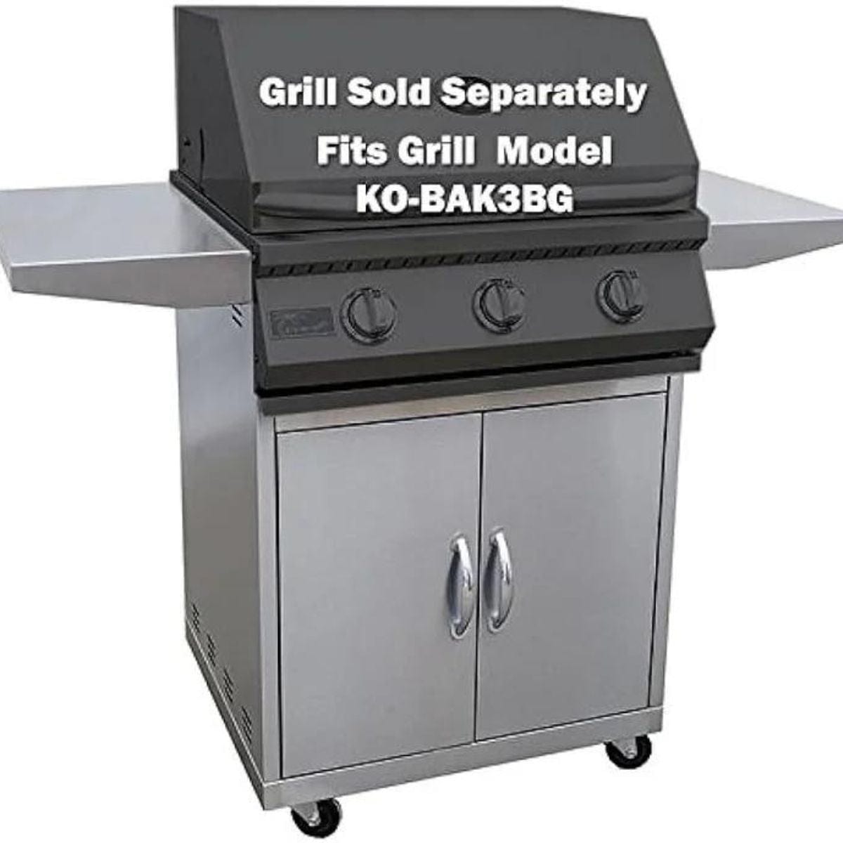 This is the Heavy Duty 304 Stainless Steel Grill Cart for 26 Inch Kokomo Grill.