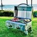 What sets this portable grill apart is its versatility. 