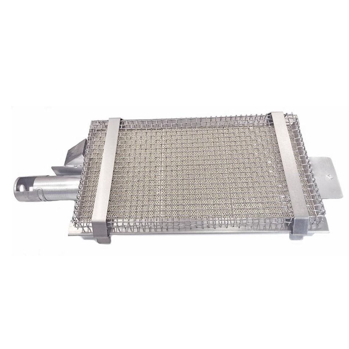 The Kokomo Sear Zone uses a large number of small flames to heat Our stainless steel cooking grids to very high temperatures, very quickly.