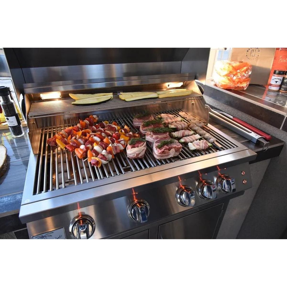 Introducing the Kokomo Outdoor Kitchen Montego Model BBQ Island BBQ Grill.