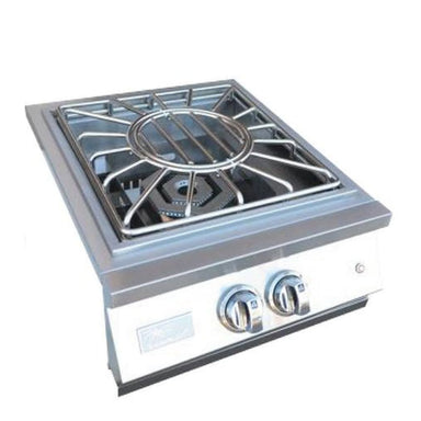 This is the Kokomo Professional Power Burner with Led Lights and Removable Grate for Wok.