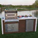 This is the Kokomo Professional Shiplap Outdoor Kitchen Grill With Waterfall Edge