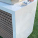 This is the Kokomo Professional Shiplap Outdoor Kitchen Grill With Waterfall Edge