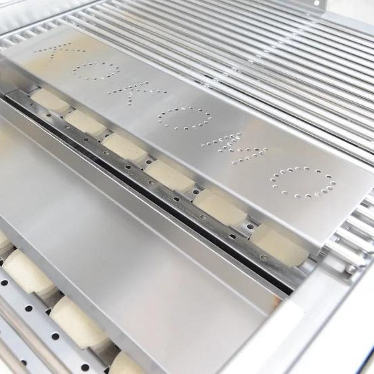 This Smoker Box will fit nicely under the cooking grids of all Kokomo Grill Models to give you more cooking space on your BBQ Grill.