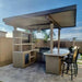 This is the Kokomo St. Croix Outdoor Kitchen With Built In BBQ Grill and 12x12 Patio Cover.
