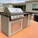 7'6" BBQ Island Bar Overhang on Three Sides