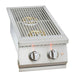 Upgraded Double Side Burner with lights conveniently in the knobs