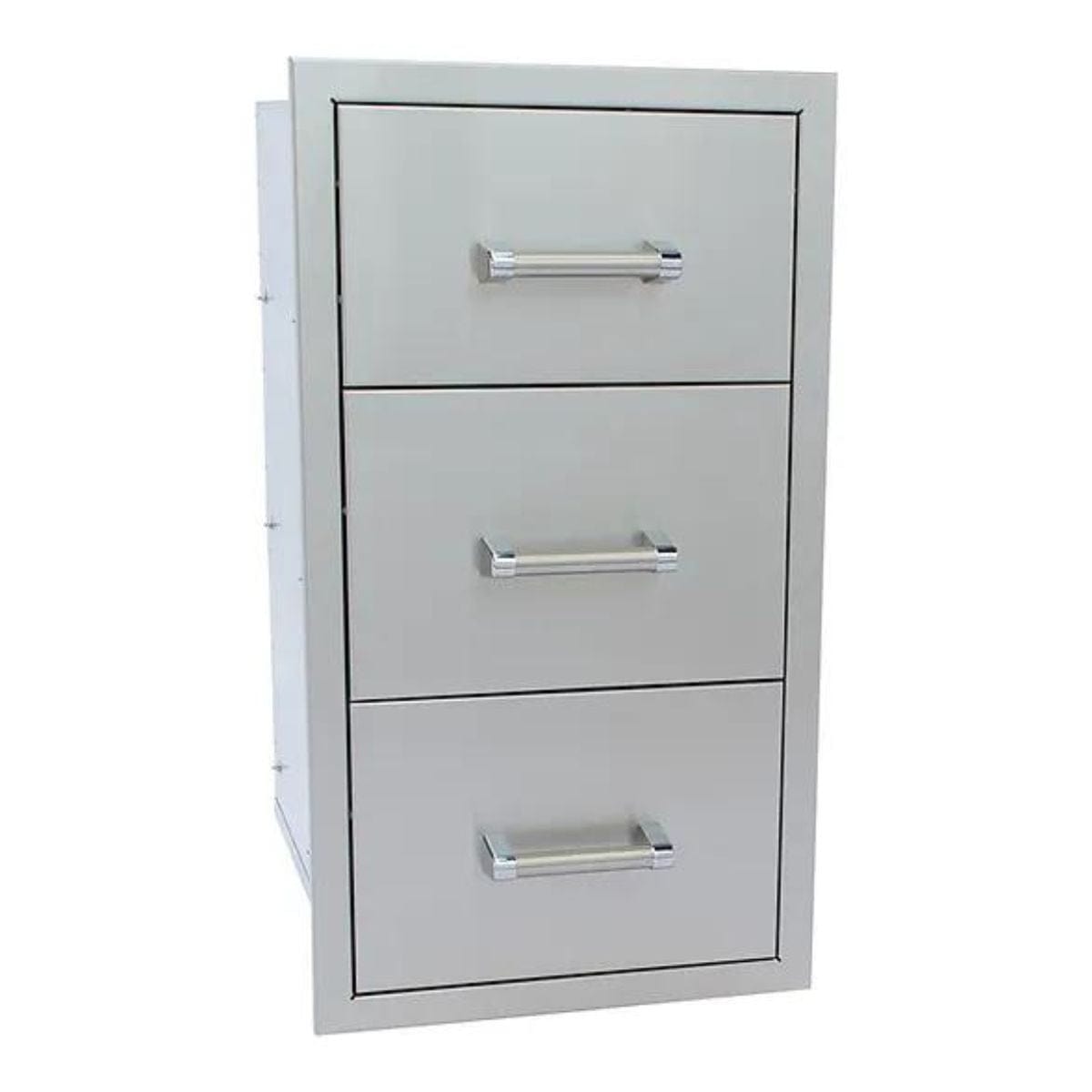The amazing Kokomo Stainless Steel Triple Drawer.