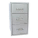 The amazing Kokomo Stainless Steel Triple Drawer.